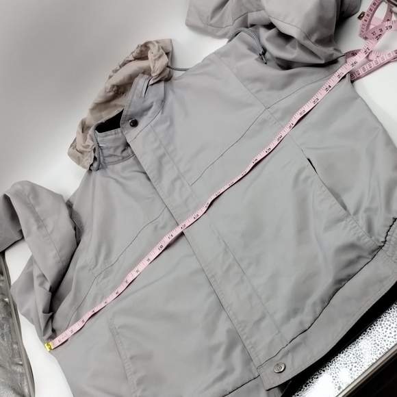 London Fog Mens Size 44 regular light gray bomber jackets - Picture 6 of 15